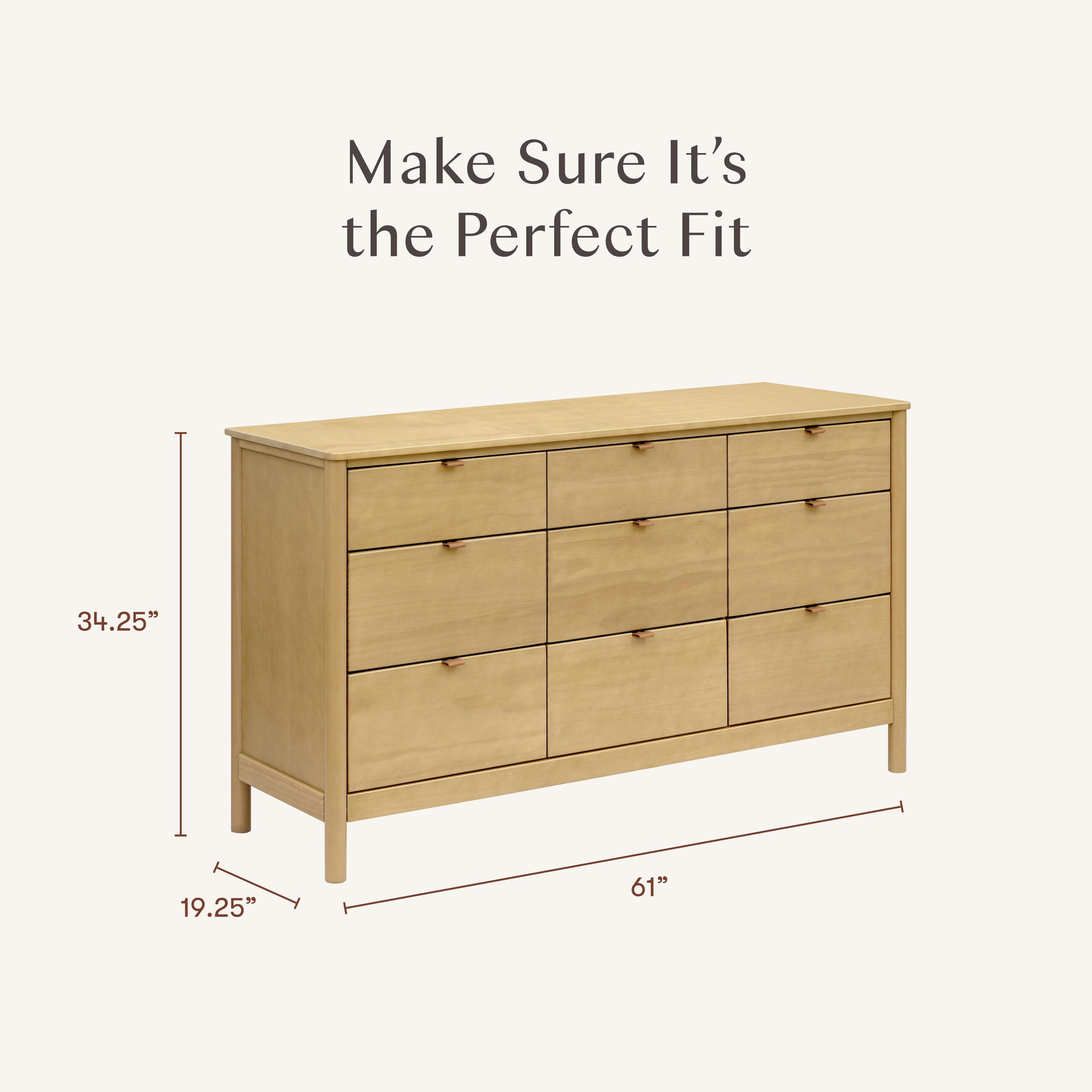 Babyletto Kids Bondi 9-Drawer Extra Wide Assembled Dresser (61