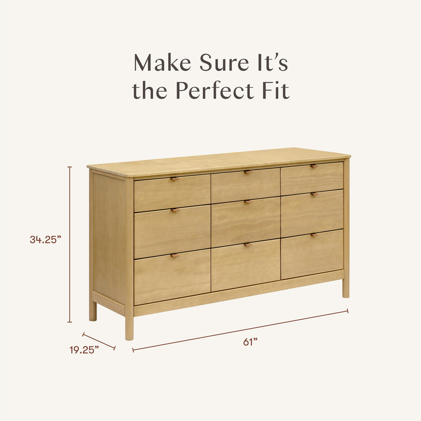 Babyletto Kids Bondi 9-Drawer Assembled Dresser