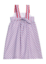 Evie Dress - Patriotic Plaid