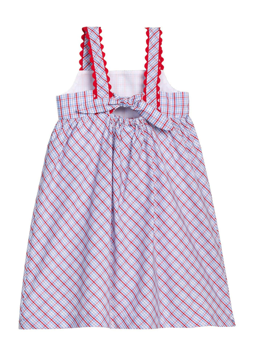 Evie Dress - Patriotic Plaid