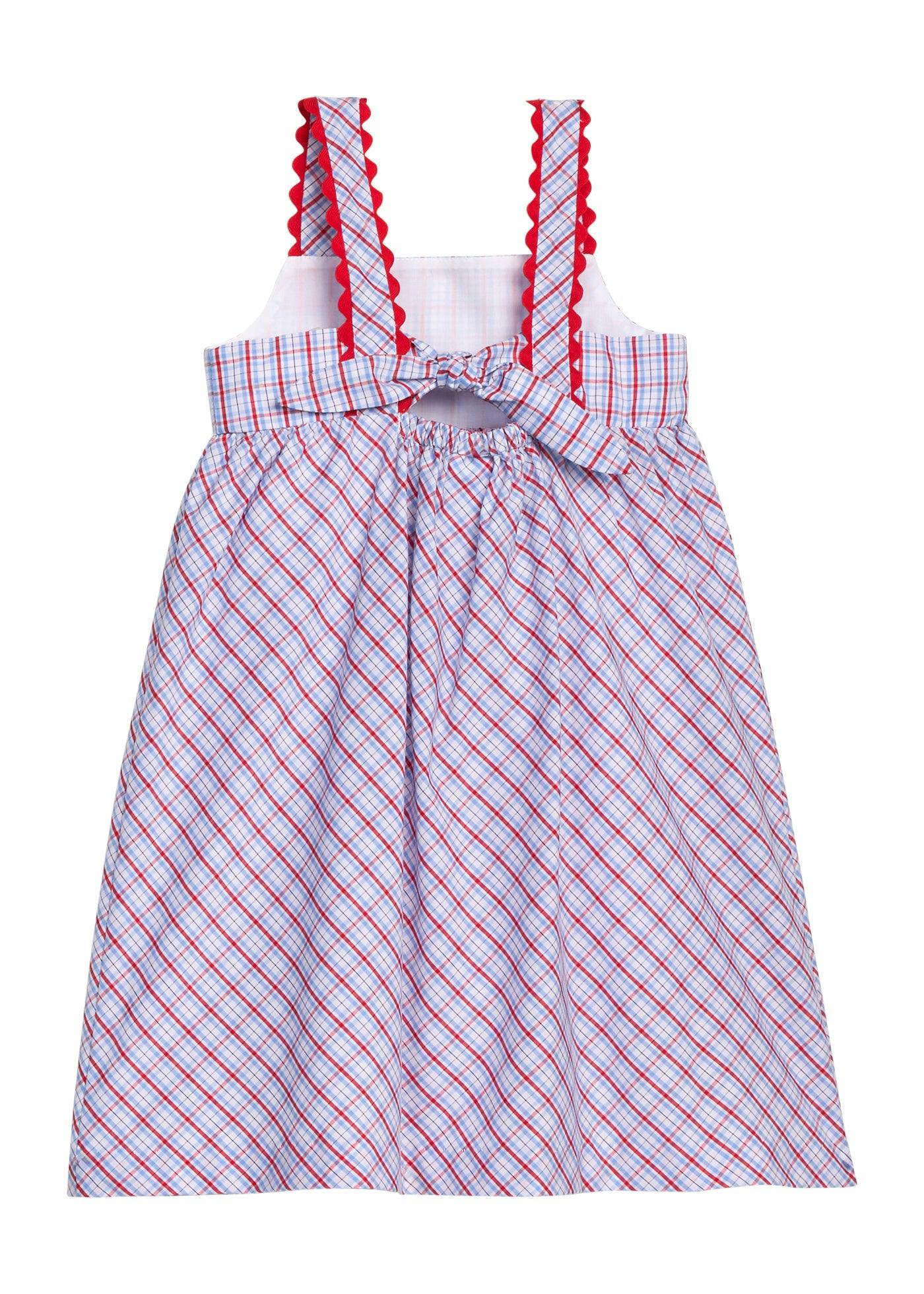 Evie Dress - Patriotic Plaid