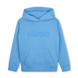 Light Blue Logo Hooded Sweatshirt
