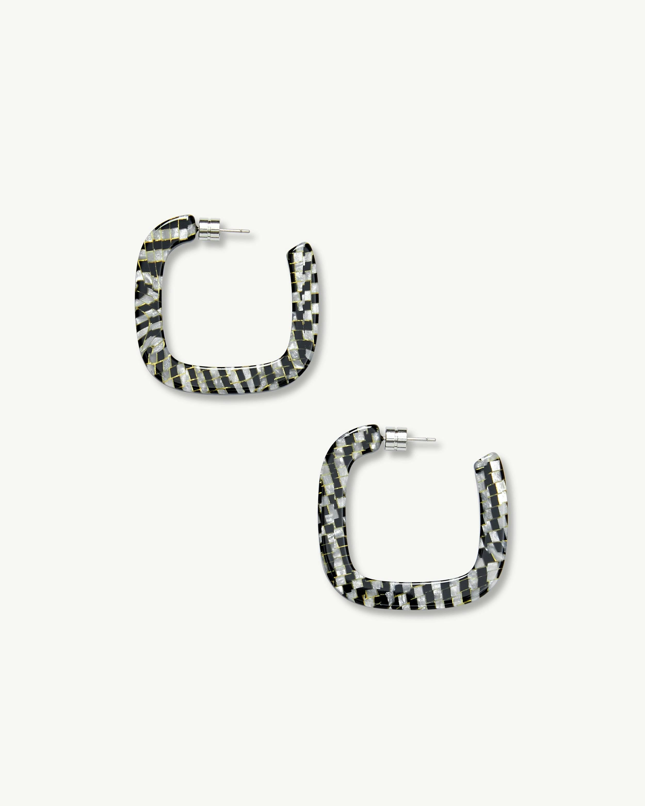 Midi Square Hoops
