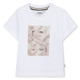 White Sand Abstract Logo T-Shirt
