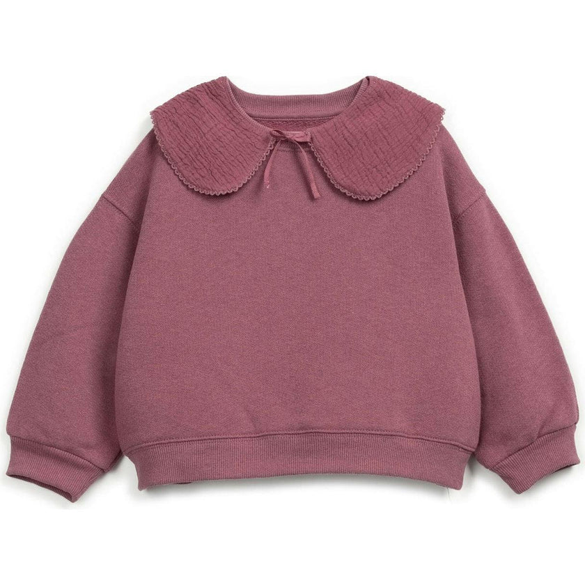 Collared Fleece Sweatshirt
