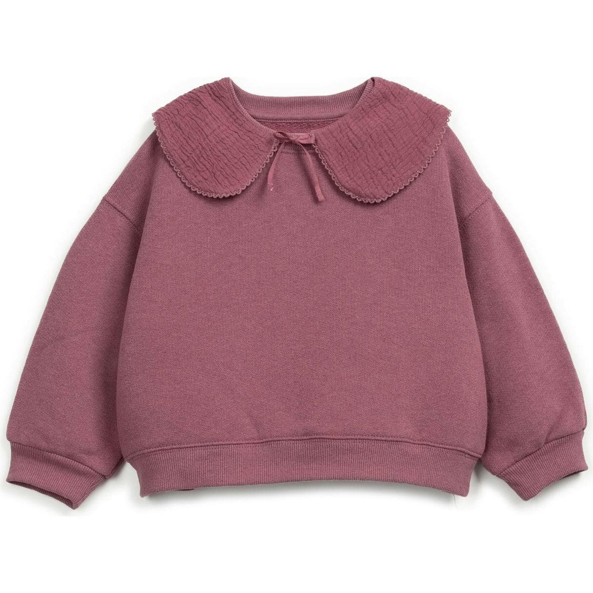 Collared Fleece Sweatshirt
