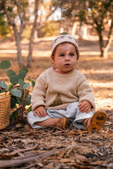 Christmas Tree Sweater in Taupe