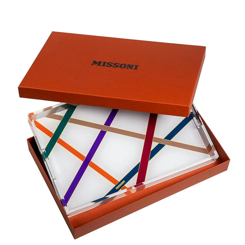 Tray NASTRI MULTICOLOR Large 12 x 18 in