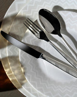 Table Forks ZIG ZAG Set of 6  Steel L 8"