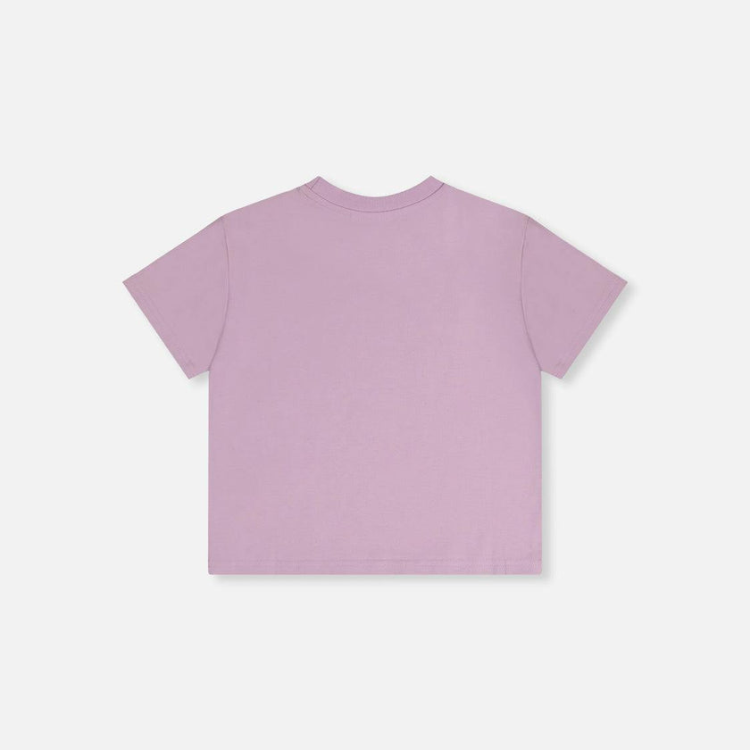 Heavy Jersey Wide Short Sleeve T-Shirt Mauve