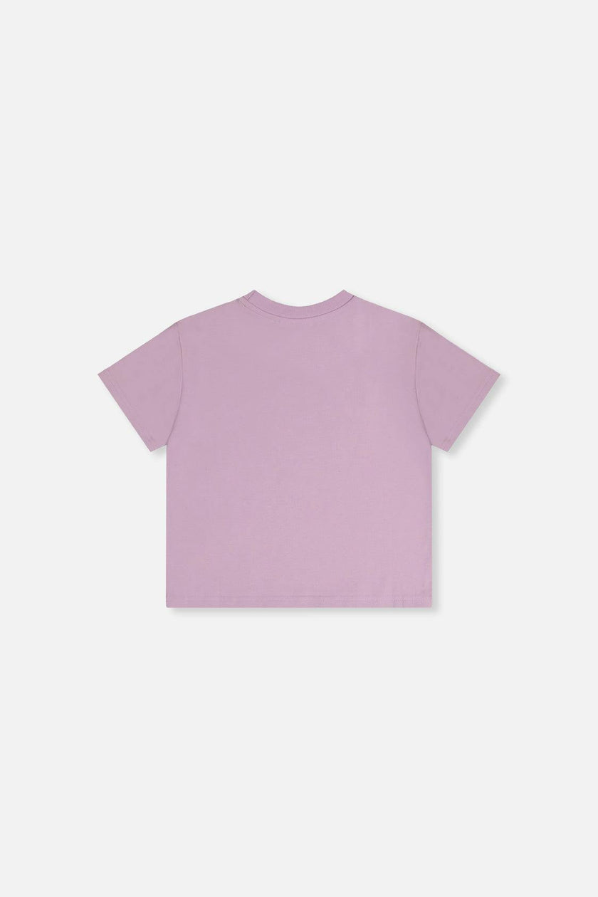 Heavy Jersey Wide Short Sleeve T-Shirt Mauve