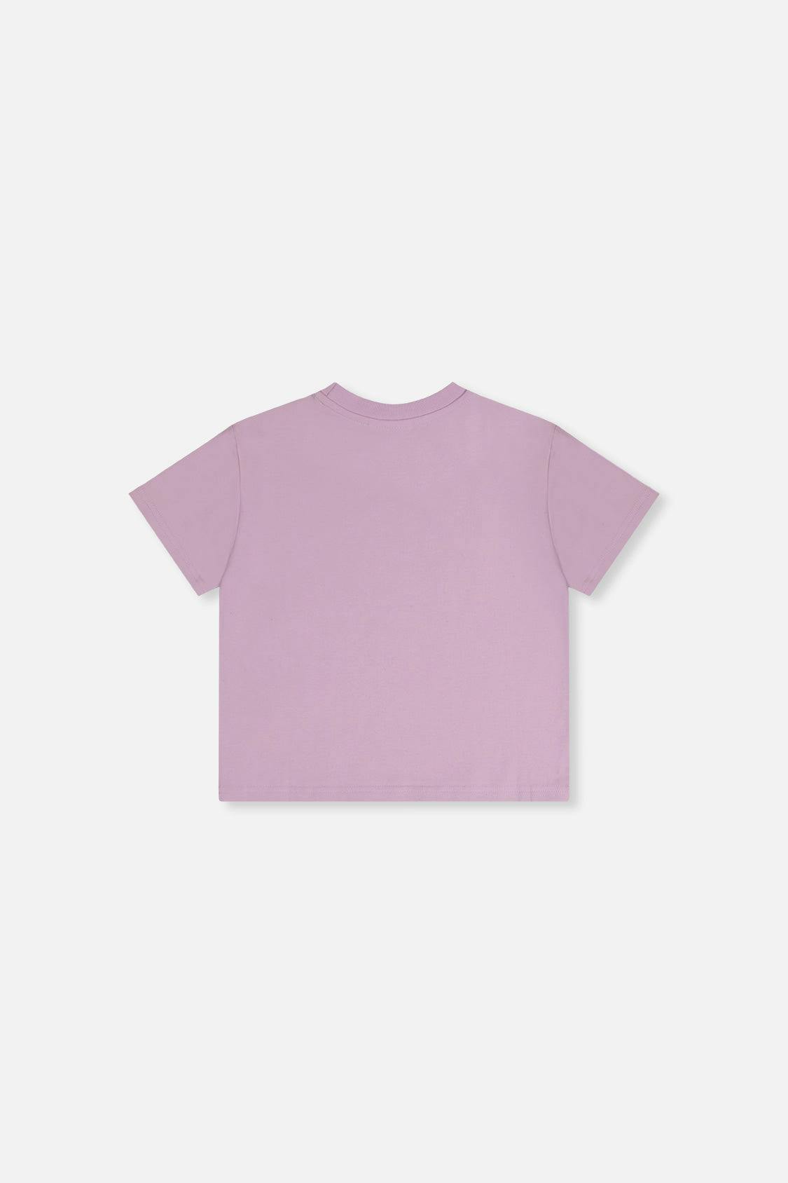 Heavy Jersey Wide Short Sleeve T-Shirt Mauve