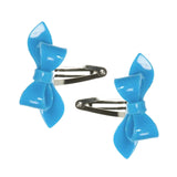 Rosane Bow Solid Colors  set of 2 Snap Clips