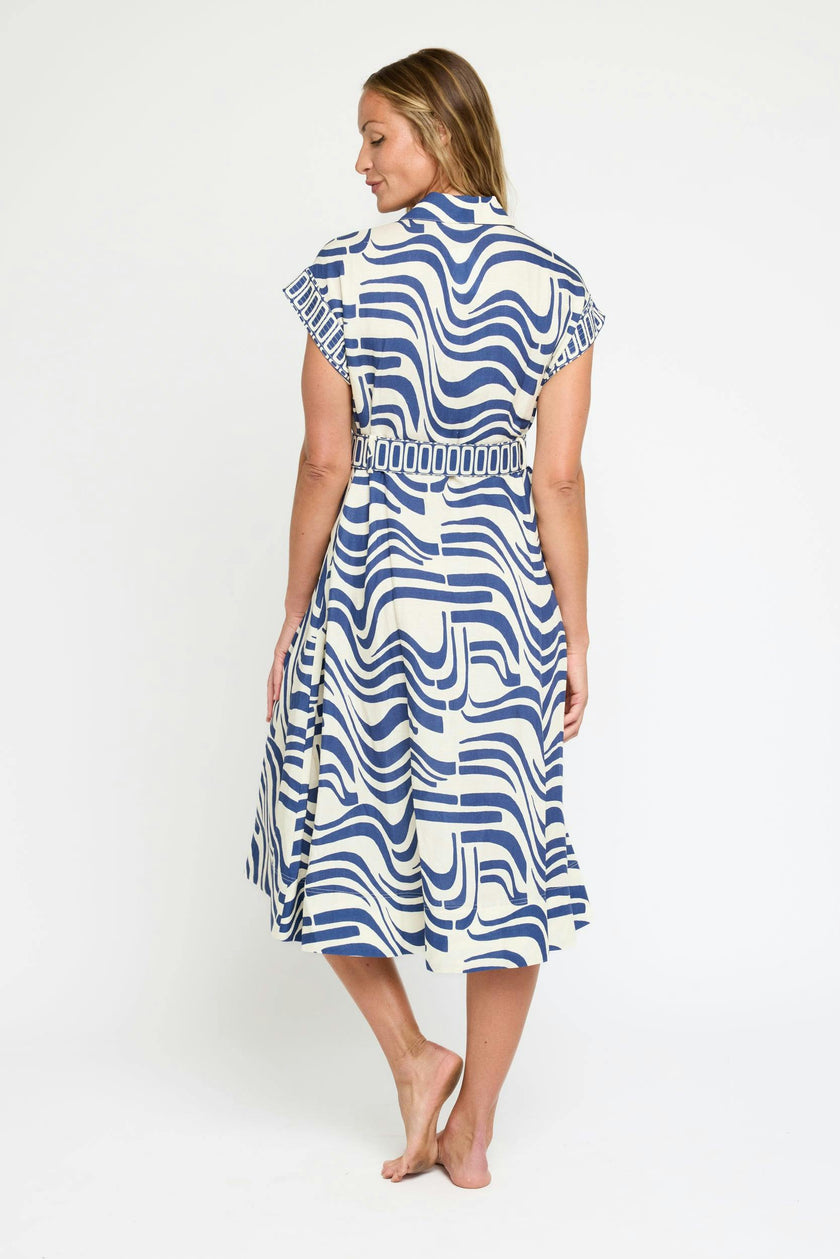 Alba Midi Dress in Revel In Retro