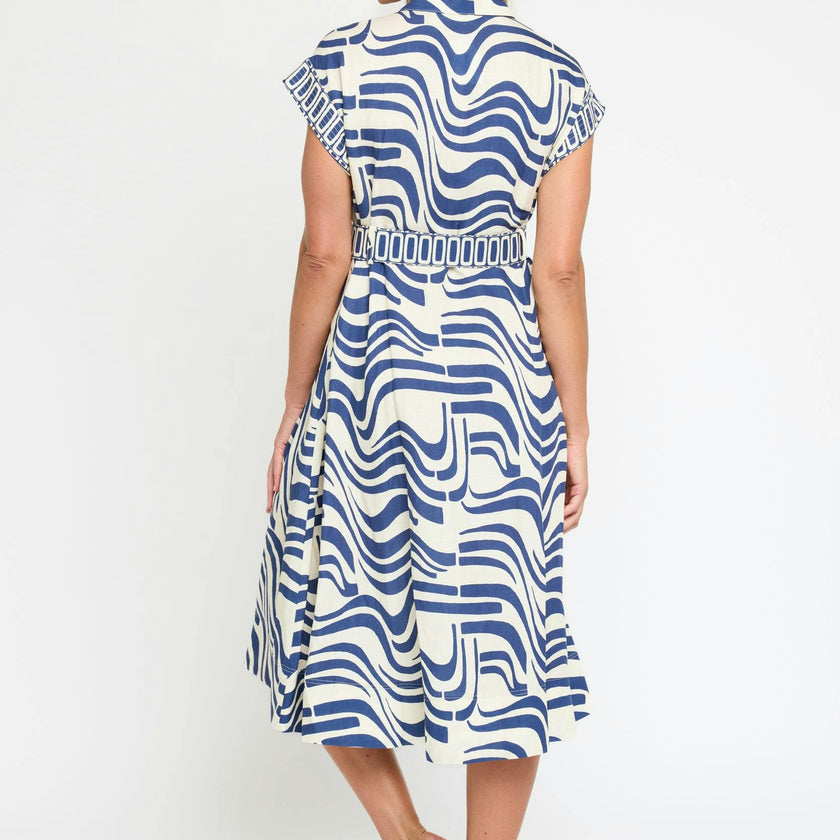 Alba Midi Dress in Revel In Retro