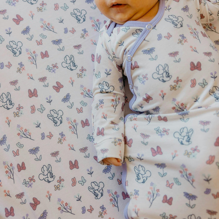 Newborn Knotted Gown - Minnie Mouse's Bowquet