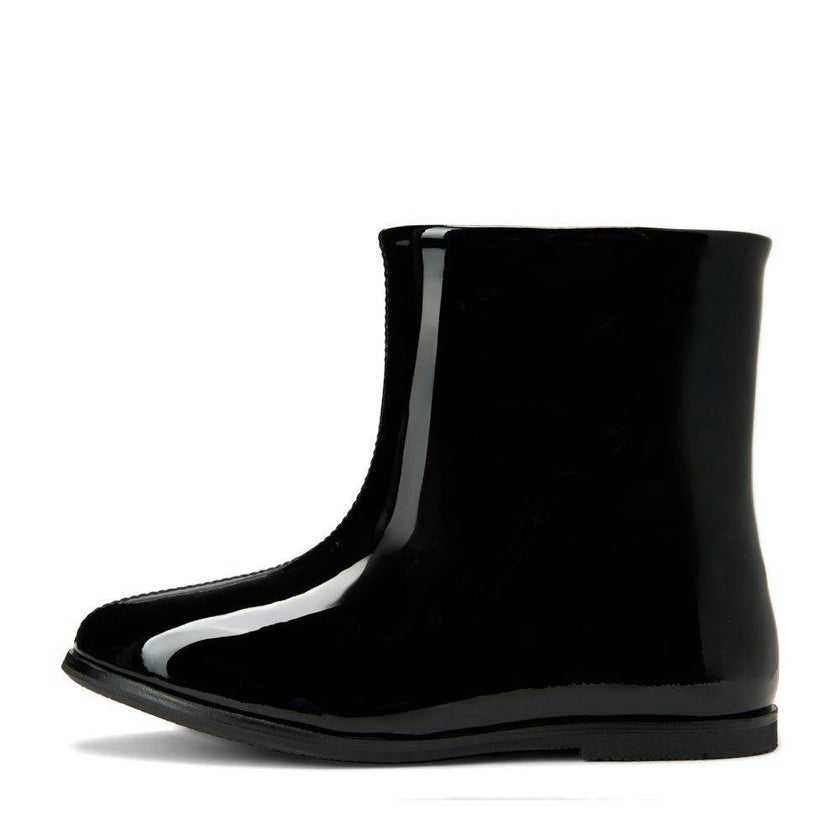 Lila Patent Leather Straight Boots