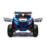 24V 4x4 Freddo Storm Police UTV 2-Seater for Kids with Lights & Sirens for Action-Packed Adventures