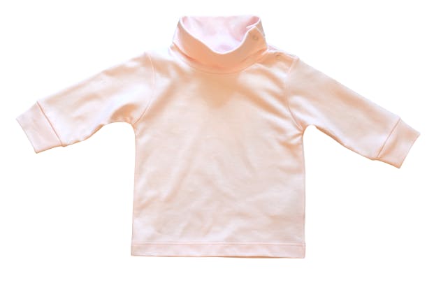 Solid Peach Turtleneck