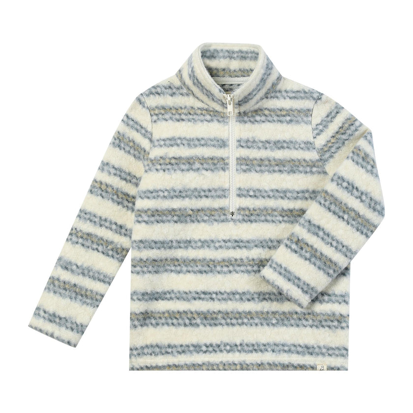 MACCHU sherpa grey /cream stripe