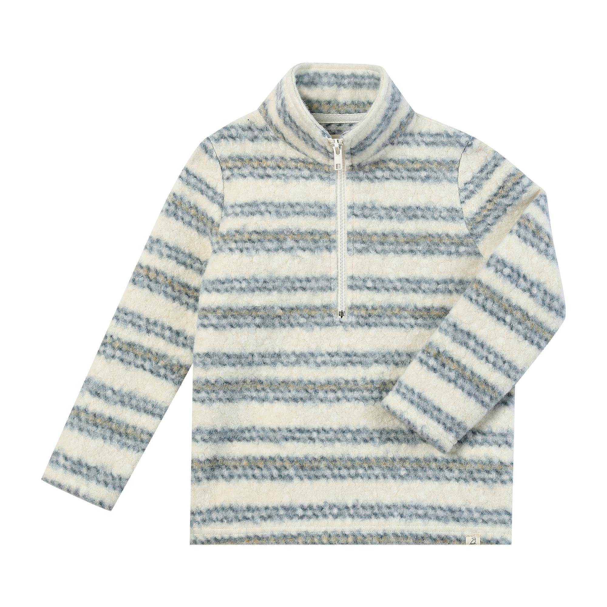 MACCHU sherpa grey /cream stripe