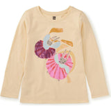 Twirling Bunnies Graphic Tee, Yellow