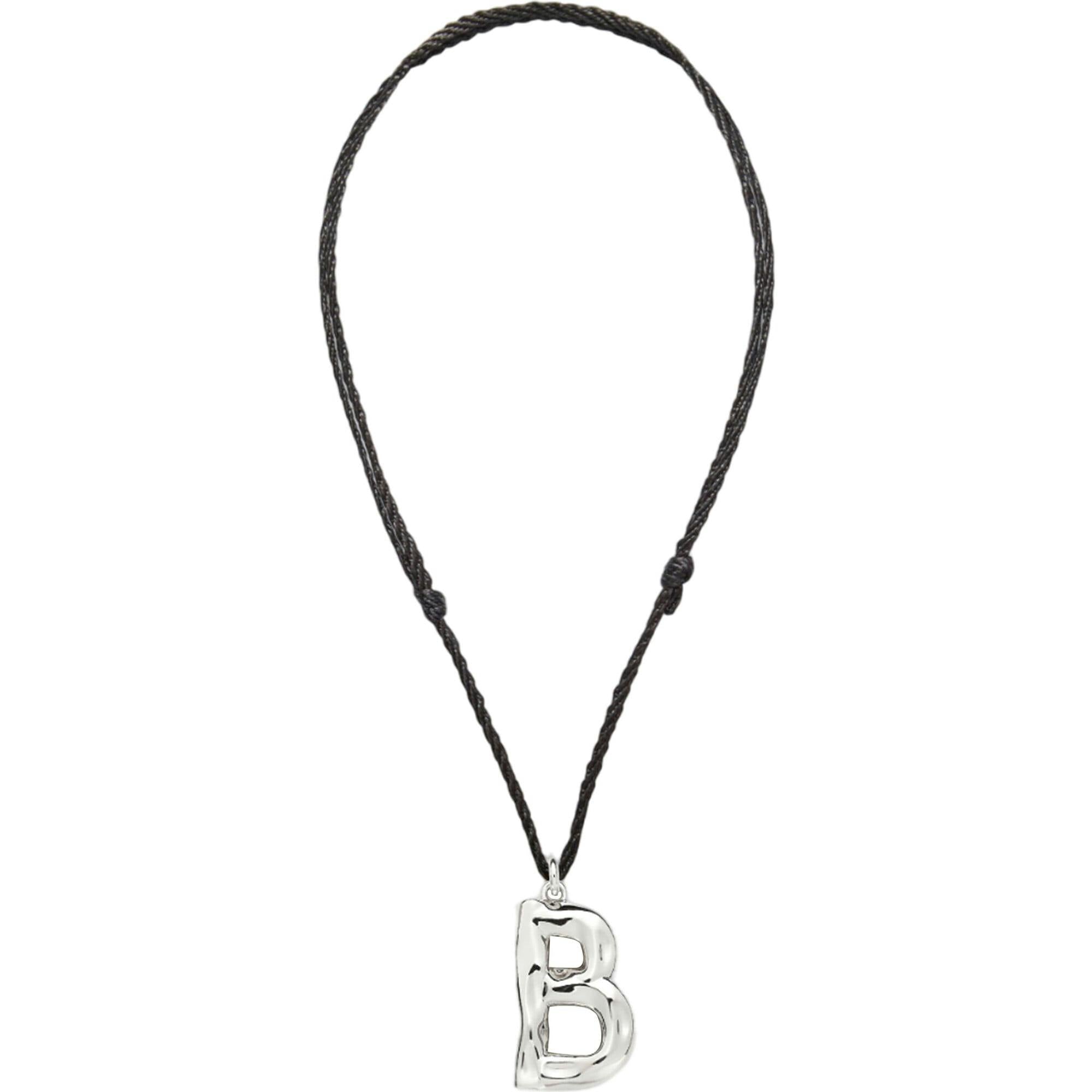 Grande Monogram Necklace in Silver