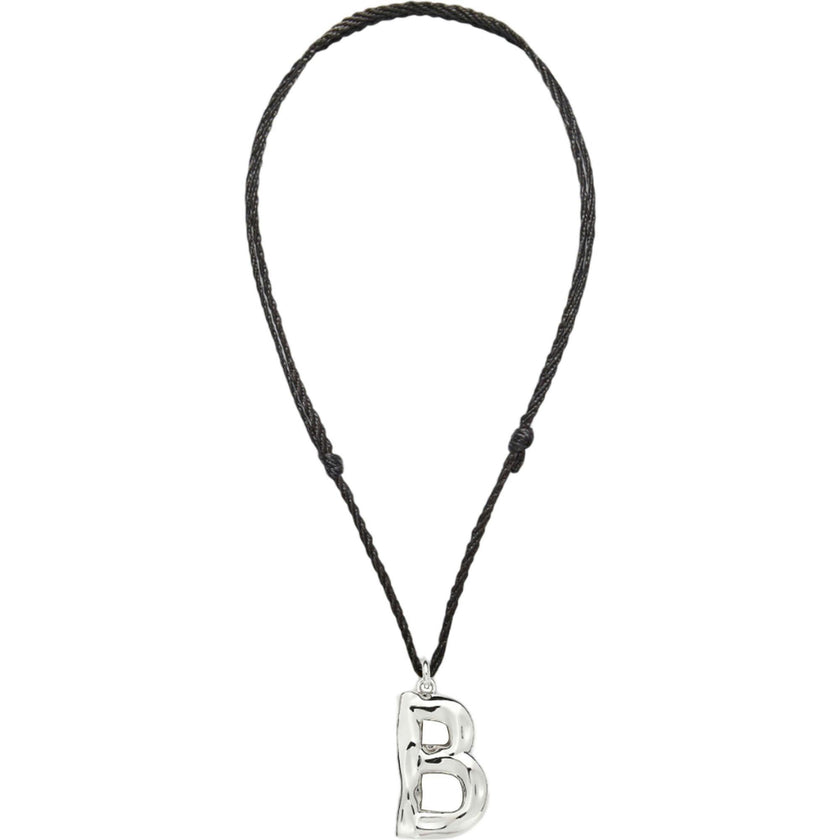 Grande Monogram Necklace in Silver