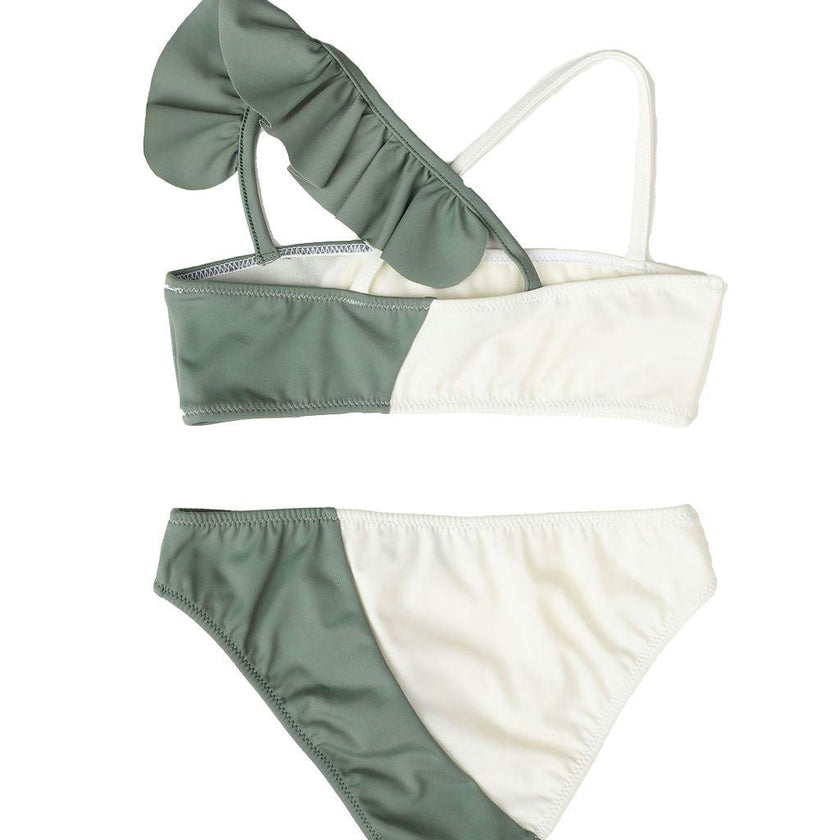 India Bikini Sage green and Ivory