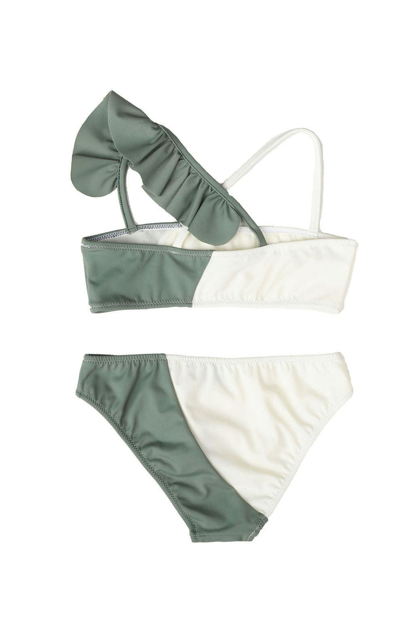 India Bikini Sage green and Ivory