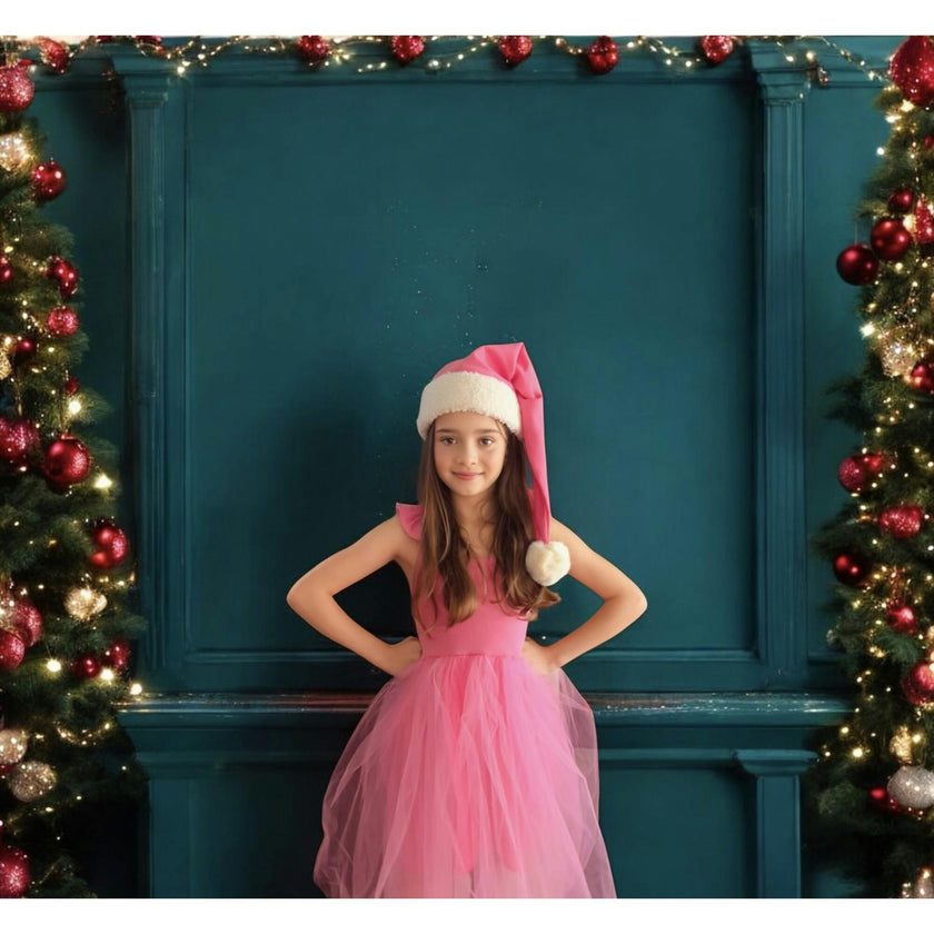 Pink Elf Holiday Dress for Kids – Christmas Tutu Costume & Playwear