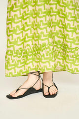 Bonaire Dress in Lime Popova