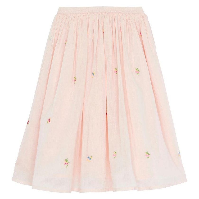 BONTON Namoureuse Maxi Party Skirt - Rose