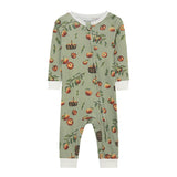 Apple Orchard Organic Cotton Zipper Pajama