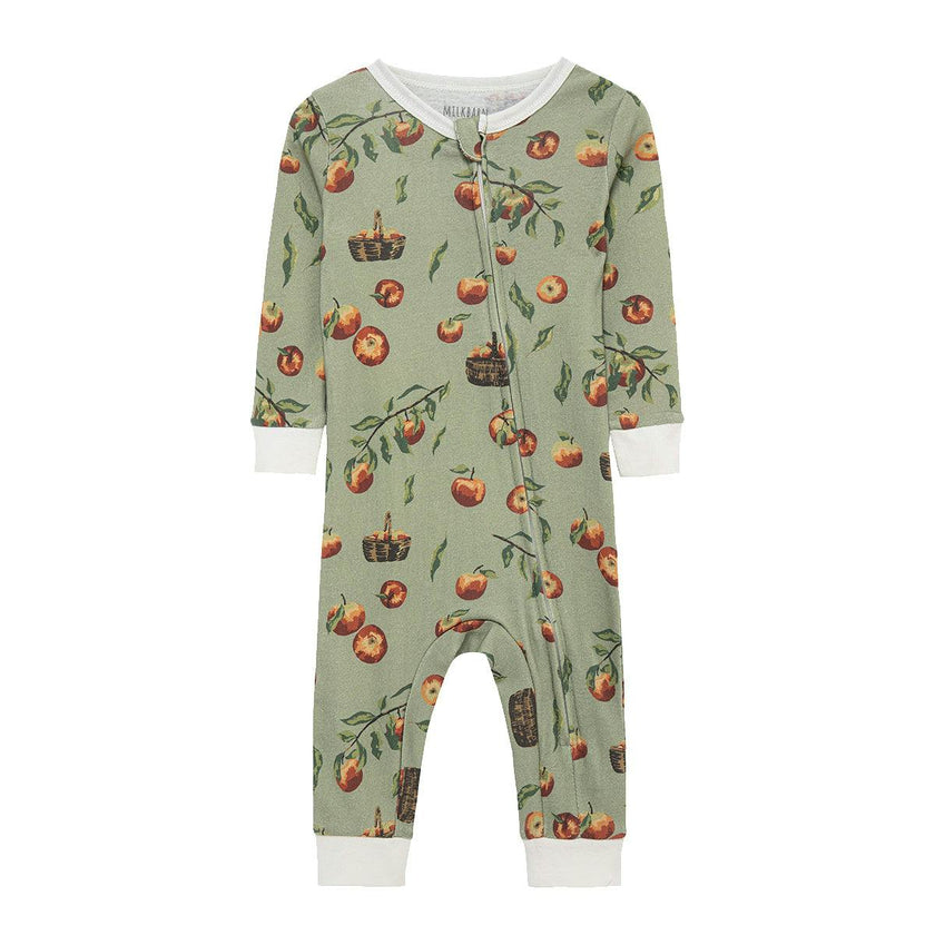 Apple Orchard Organic Cotton Zipper Pajama