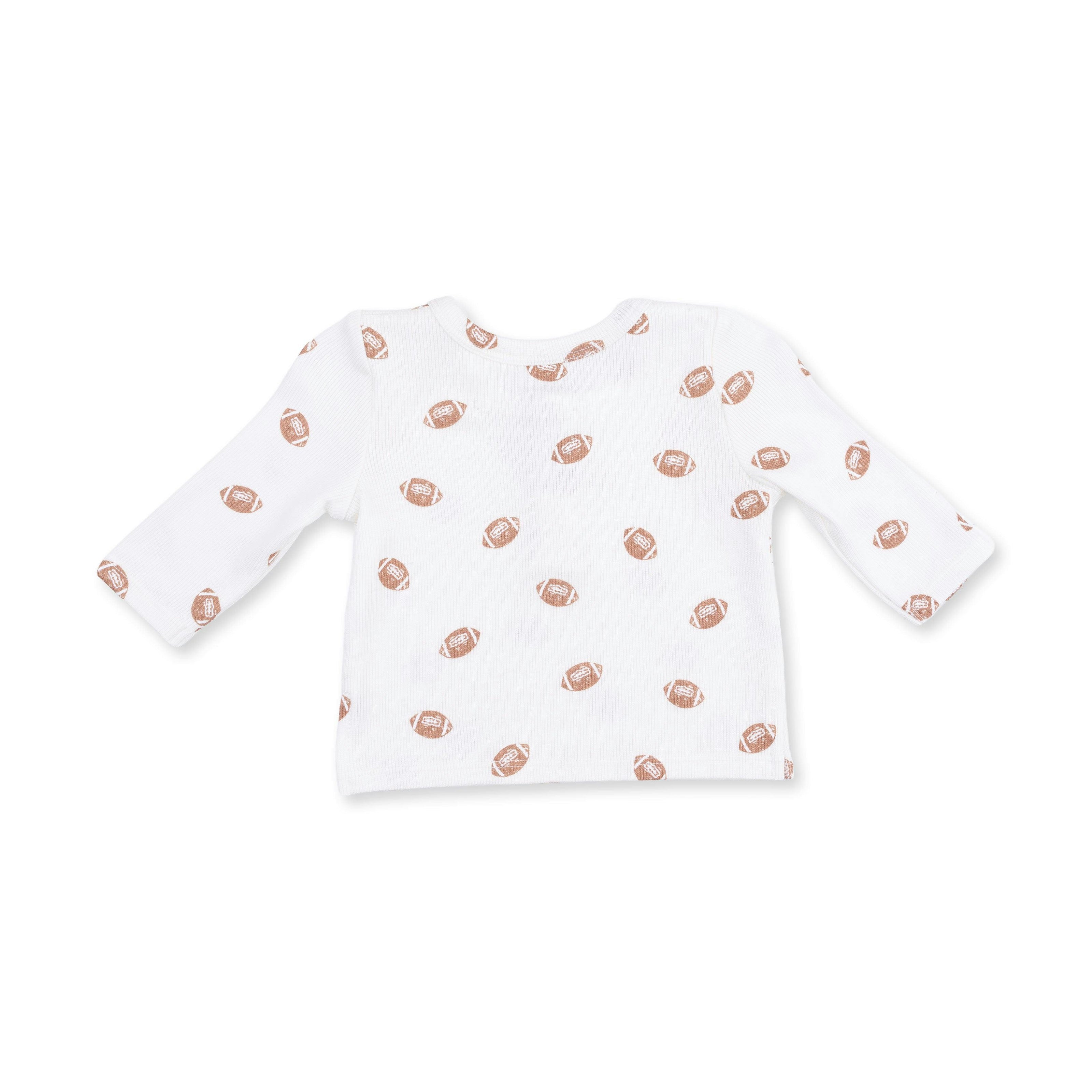 Mini Footballs - Long Sleeve Henley Play Set