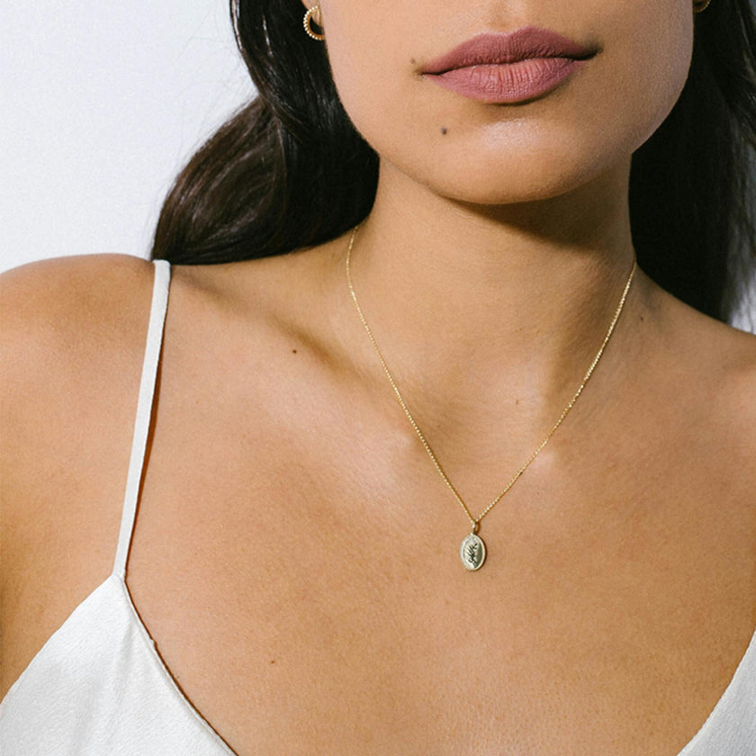 Olive Branch Necklace