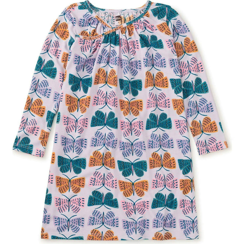 Dream On Long Sleeve Nightgown, Brown
