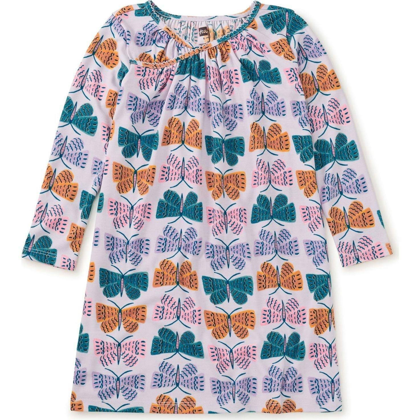 Dream On Long Sleeve Nightgown, Brown