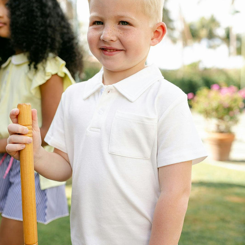 Archie Polo - White