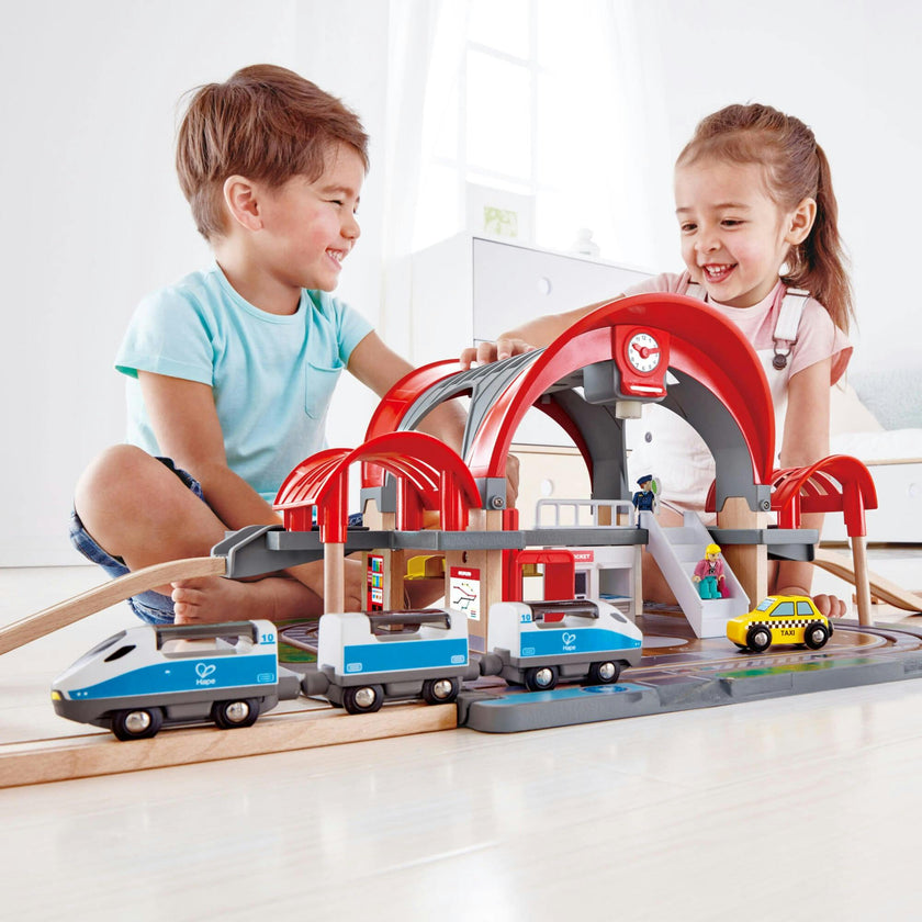 Grand City Station Light & Sound Railway Set