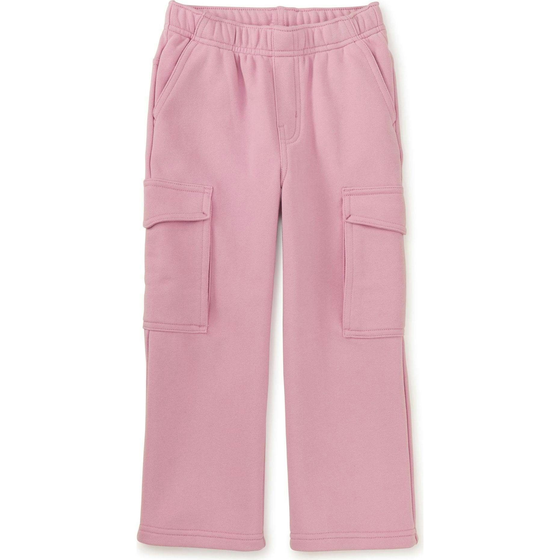Wide Leg Cargo Pants, Purple