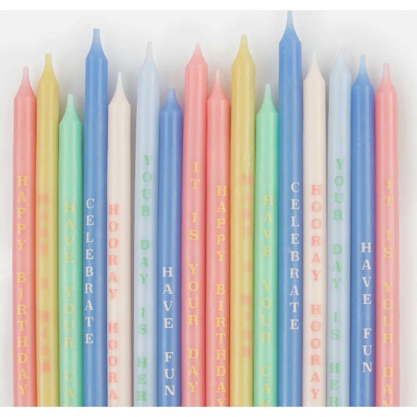 Birthday Phrases Candles