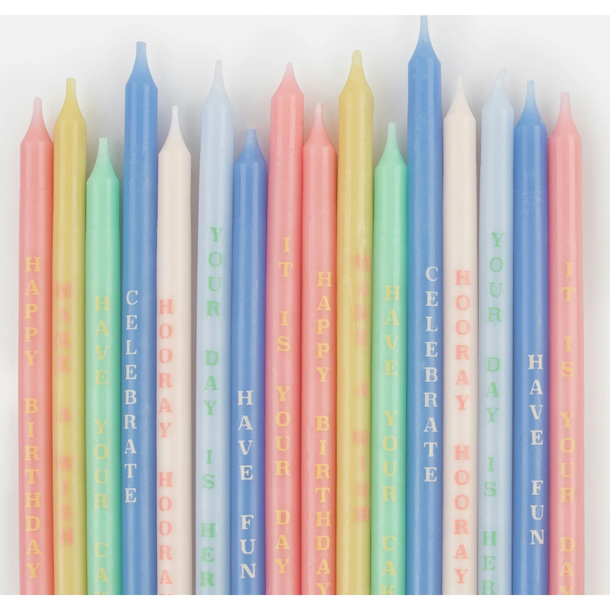 Birthday Phrases Candles