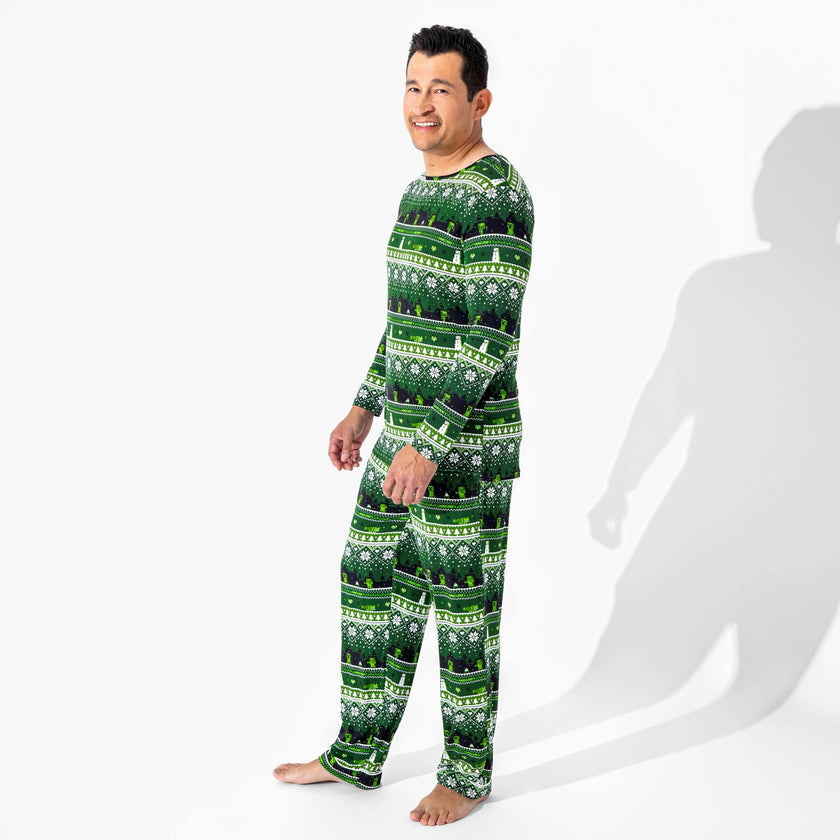 Minecraft: Creeper Holiday Bamboo Men's Pajama Set