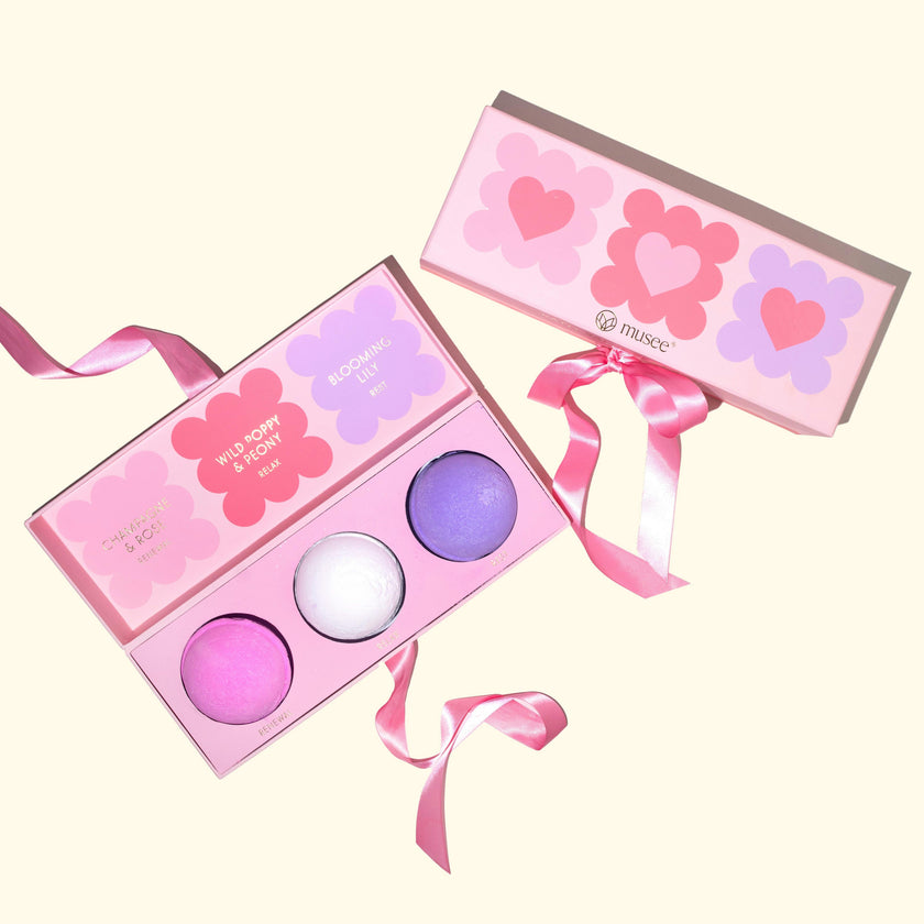 Hearts Three Bath Balm Set