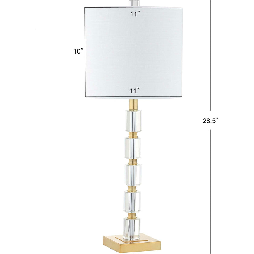 Claire 28.5" Crystal LED Table Lamp
