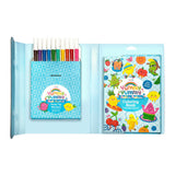 Yummy Yummy Scented Coloring Kit - Markers Stickers Coloring Book