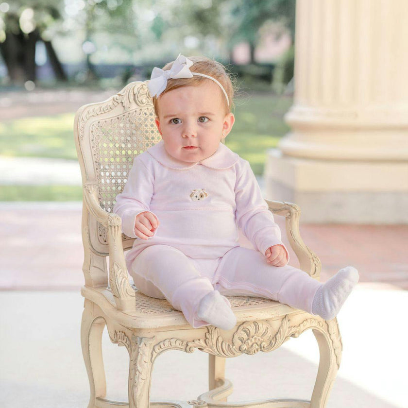 Spotted Girl Pima Playsuit