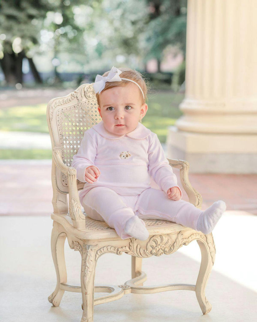 Spotted Girl Pima Playsuit